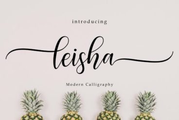 Leisa Calligraphy Font