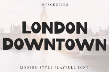 London Downtown - Modern Style Playful Font