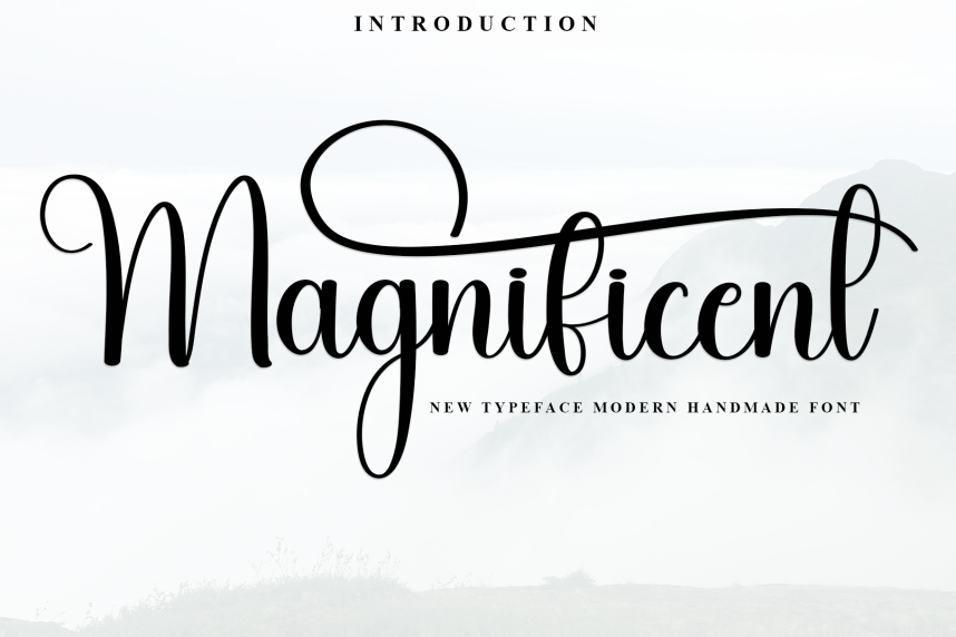 Magnificent - New Style Handwritten Font - Befonts