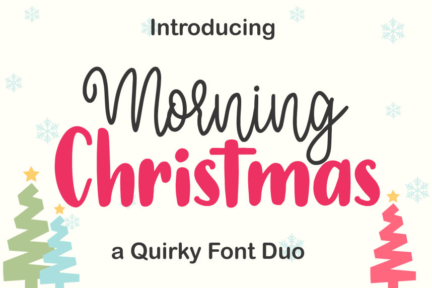 Morning Christmas Script Typeface