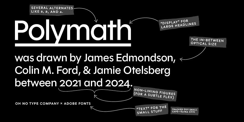 Polymath Font Family - Download Free Font