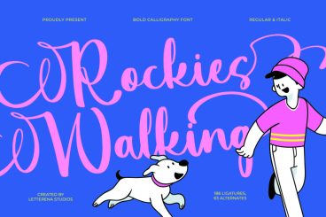 Rockies Walking Font