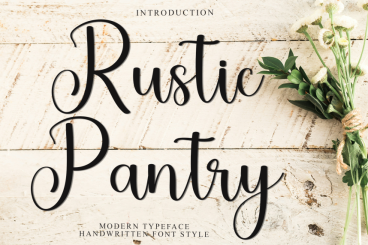 Rustic Pantry - Simple Handwritten Font