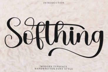 Softhing Style Script Font