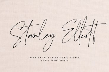 Stanley Elliott Signature Font