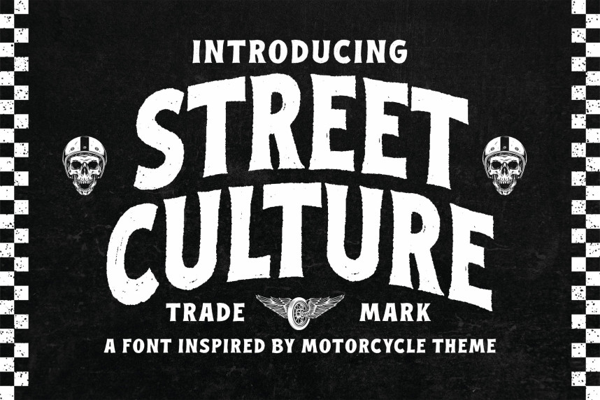 趣味 street fonts Street Culture Font - Befonts