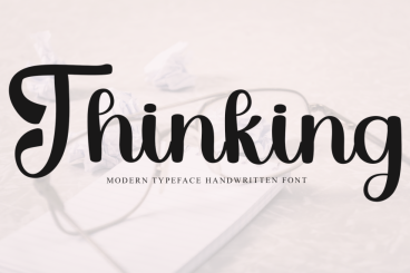 Thinking Style Script Font