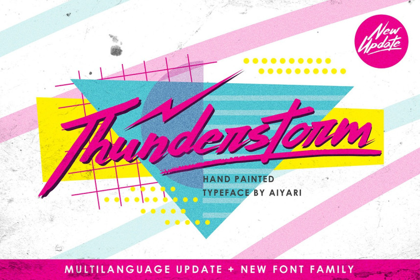 Thunderstorm Font - Befonts