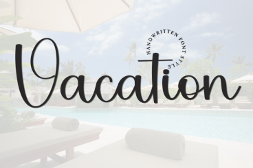 Vacation Style Script Font