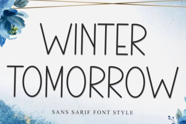 Winter Tomorrow Handcrafted Font