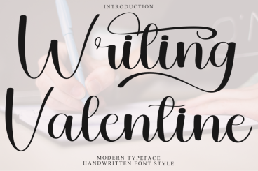 Writing Valentine - Modern Handwritten Font