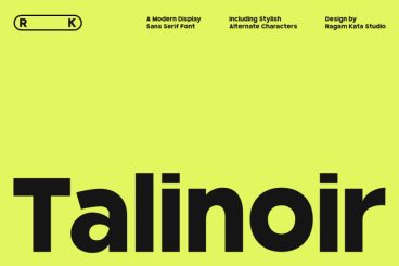 Talinoir Font