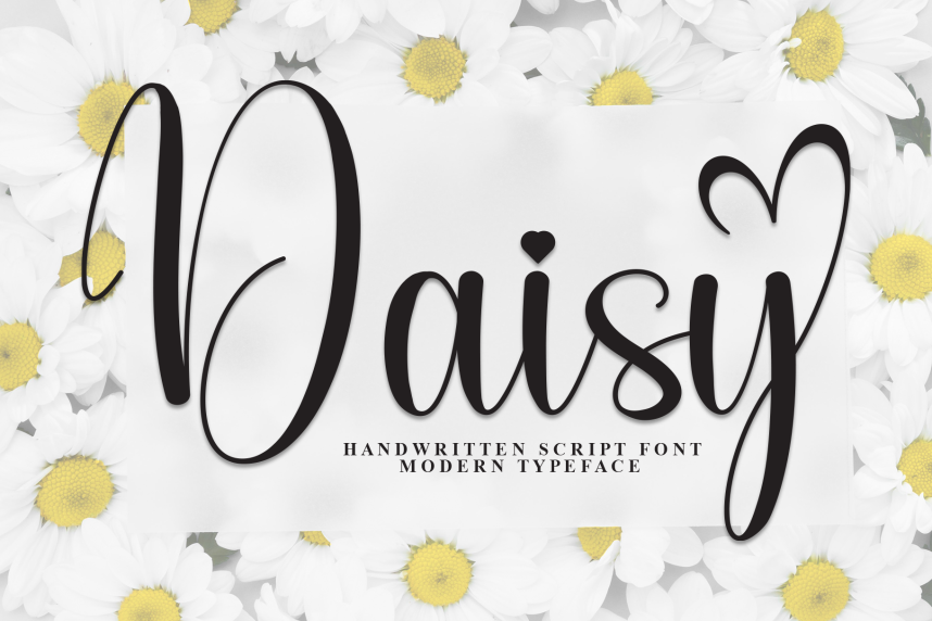 Daisy In Cursive Daisy - New Style Handwritten Font - Befonts