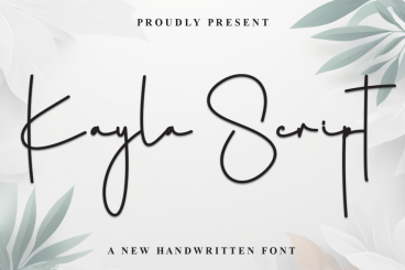 Kayla Script Simple Handwritten Font