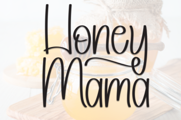 Honey Mama - Simple Handwritten Font