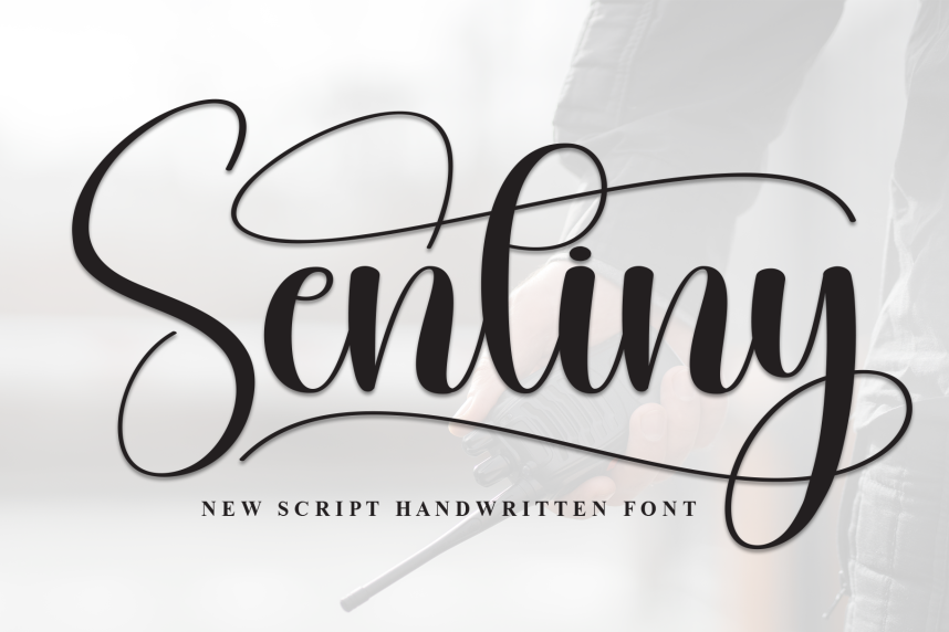 Sentiny Style Script Font - Befonts