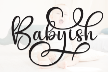 Babyish Simple Handwritten Font
