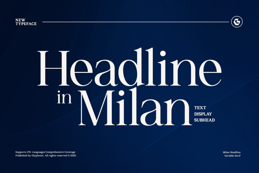 GC Milan Headline – Classy Serif Family 