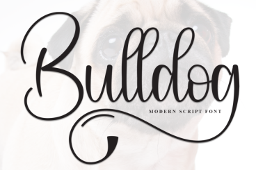 Bulldog - Modern Script Handwritten Font