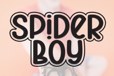 Spider Boy Playful Font