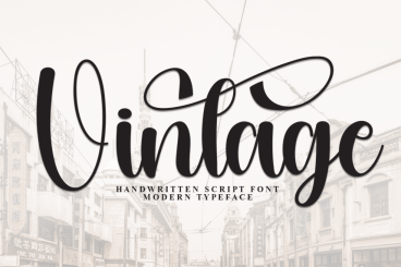 Vintage - Modern Handmade Font