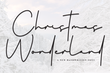 Christmas Wonderland - New Script Handwritten Font