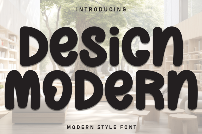 Design Modern - Playful Style Font - Befonts