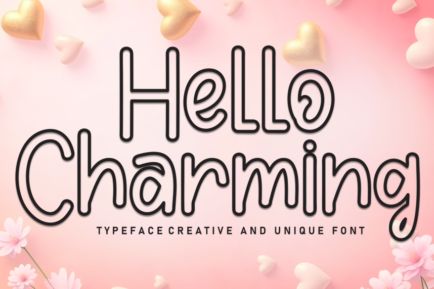Hello Charming - Creative And Unique Font - Befonts