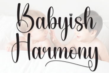 Babyish Harmony – New Style Handwritten Font