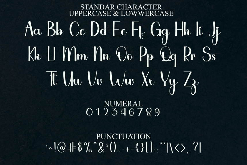 Alphabet Handwriting Simple Handwritten Font preview image 3