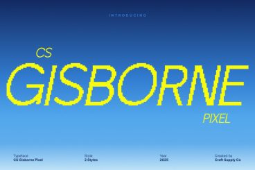 CS Gisborne Pixel Font