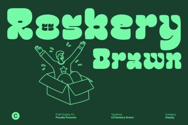 CS Rosbery Drawn Font