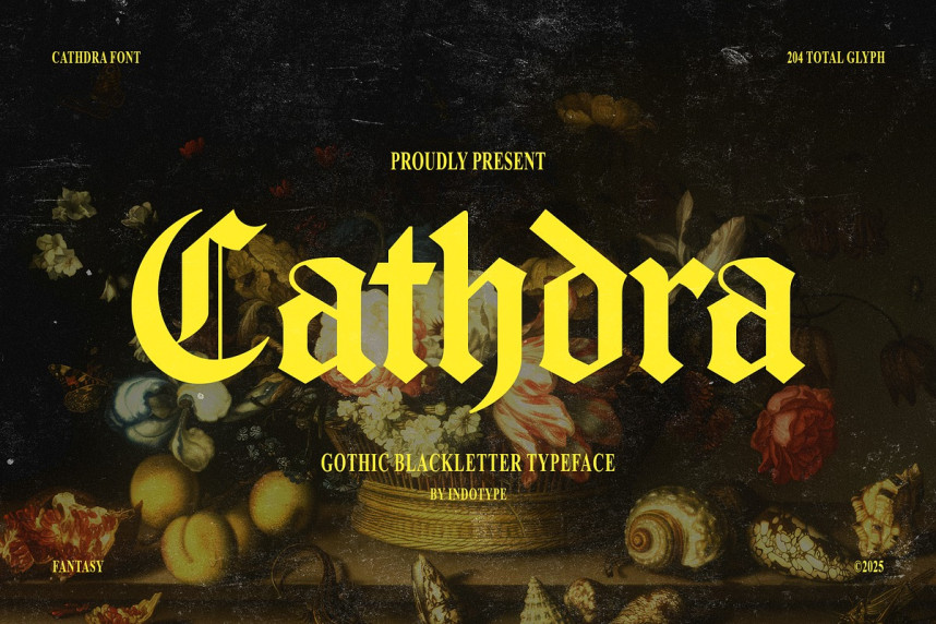 Cathdra - Gothic Blackletter Font - Befonts