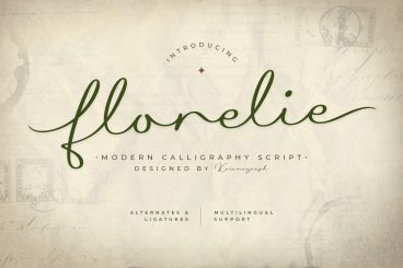 Florelie Calligraphy Font