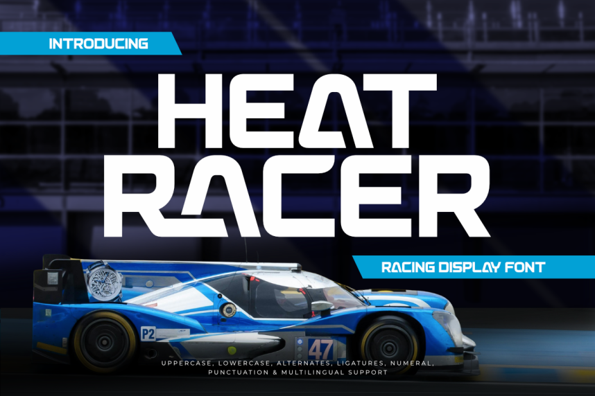Heat Racer Font - Download Free Font