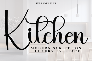 Kitchen - Modern Script Font
