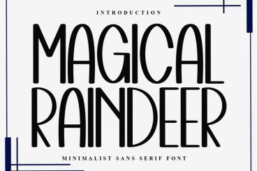 Magical Raindeer - Creative Style Font