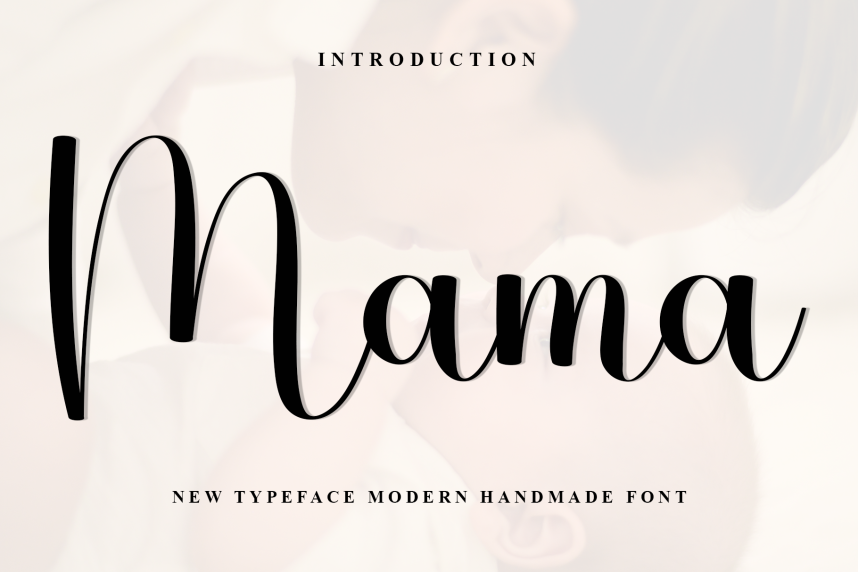 Mama - New Script Handwritten Font - Befonts