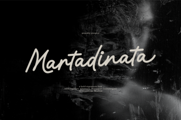 Martadinata | Bold Signature Font