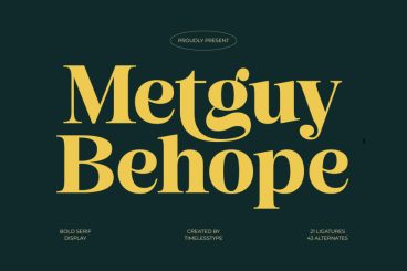 Metguy Behope Font