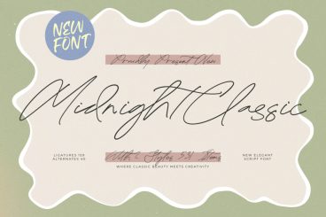 Midnight Classic - Elegant Script Font
