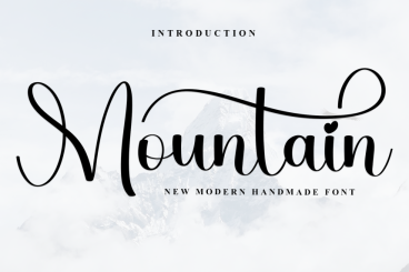 Mountain - New Style Handwritten Font