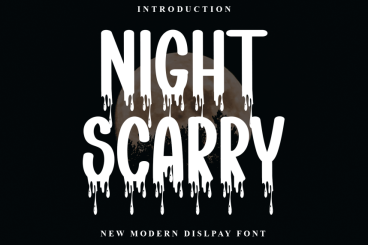 Night Scarry - Creative And Unique Font