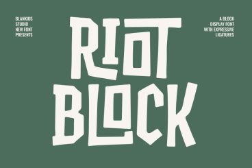 Riot Block Font