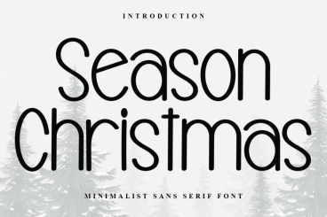 Season Christmas - Creative Style Font