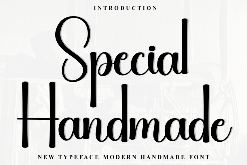 Special Handmade Style Script Font - Befonts
