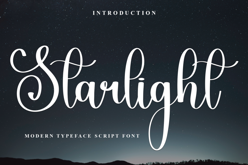 Starlight - Modern Script Handwritten Font - Download Free Font