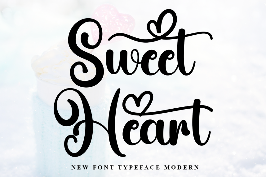 Sweet Heart Style Script Font - Befonts