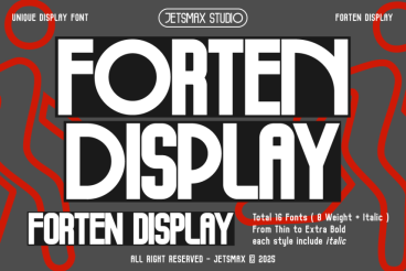 Forten Display Font Family