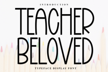 Teacher Beloved Playful Font
